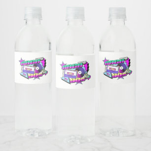 Bach bis in die 90er Jahre Wasserflaschenetikett