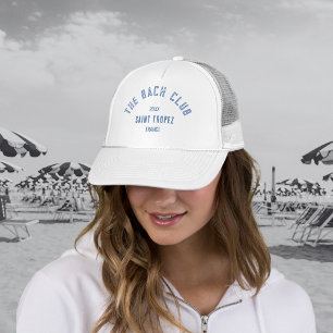 Bach Club Blue Custom Wappen Bachelorette Truckerkappe