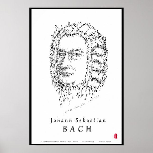 Bach Face the Music Poster (Vorne)