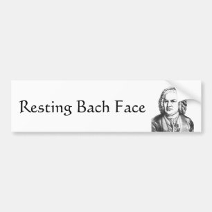 Bach-Klassiker-Komposer Autoaufkleber