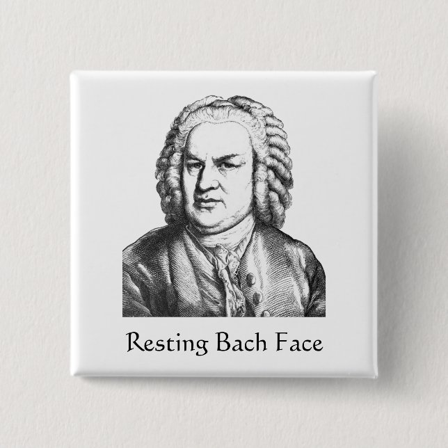 Bach-Klassiker-Komposer Button (Vorderseite)