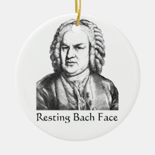 Bach-Klassiker-Komposer Keramik Ornament