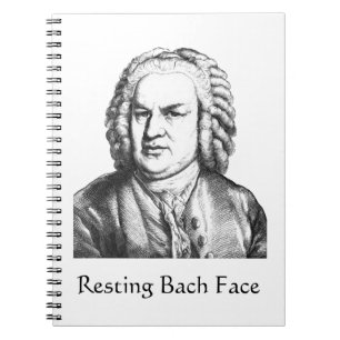 Bach-Klassiker-Komposer Notizblock