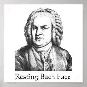 Bach-Klassiker-Komposer Poster