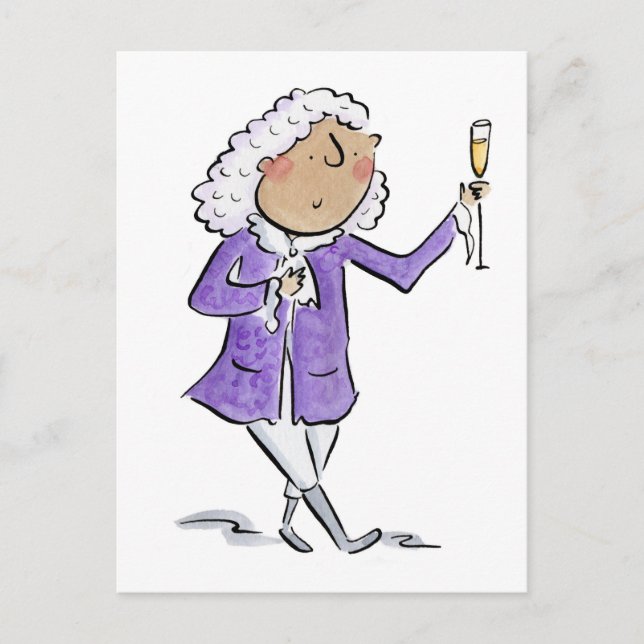 Bach Postkarte (Vorderseite)