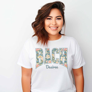 BACH Skyline Blue Retro T-Shirt