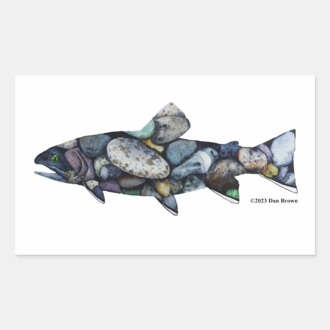 Bach Trout Stickers (Vorderseite)