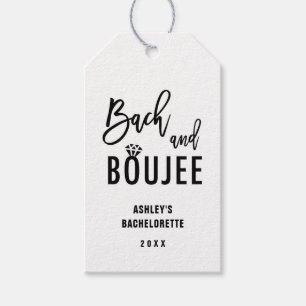 Bach- und Boujee-Junggeselinnen-Abschied-Favoriten Geschenkanhänger