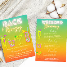 Bach und Bozy Bachelorette mit Übungen
