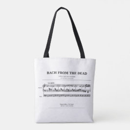 Bach vom toten Organisten Music Tote Bag