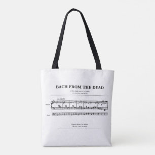 Bach vom toten Organisten Music Tote Bag