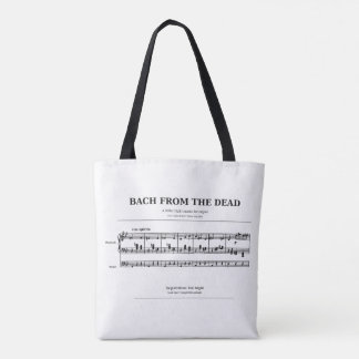 Bach vom toten Organisten Music Tote Bag