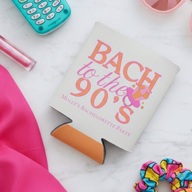 Bach zu den 90er Jahren - Retro-Junggeselinnen-Abs Dosenkühler (90s Retro Bachelorette Can Cooler)