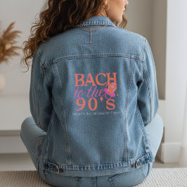 Bach zu den 90er Jahren - Retro-Junggeselinnen-Abs Jeansjacke