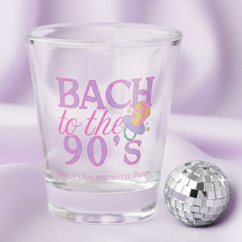 Bach zu den 90er Jahren - Retro-Junggeselinnen-Abs Schnapsglas