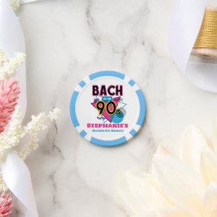 Bach zum 90er-Junggeselinnen-Abschied Pokerchips