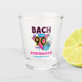 Bach zum 90er-Junggeselinnen-Abschied Schnapsglas