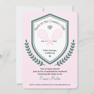 Bach zur Einladung des Country Club