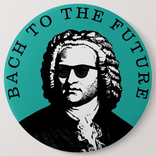 Bach zur Zukunft Button (Vorderseite)