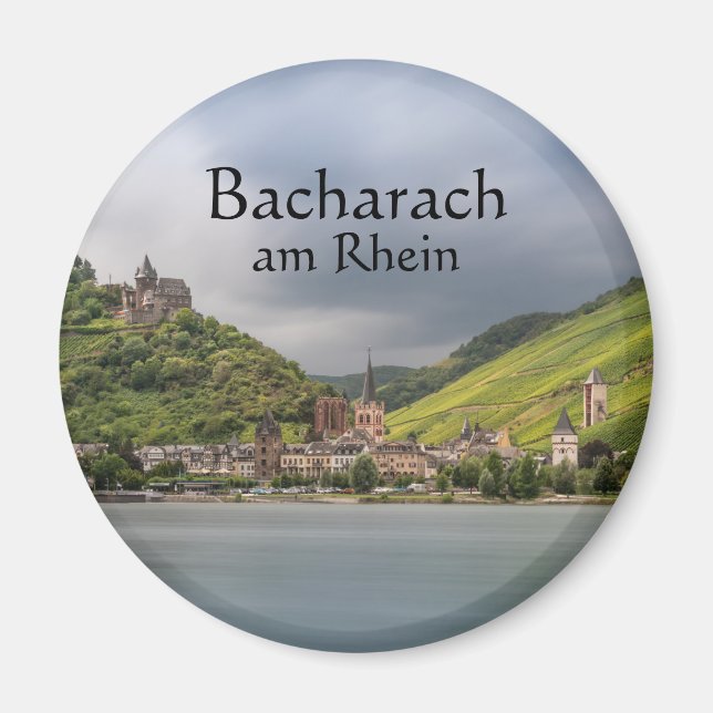 Bacharach am Rhein - Deutschland Magnet (Vorne)