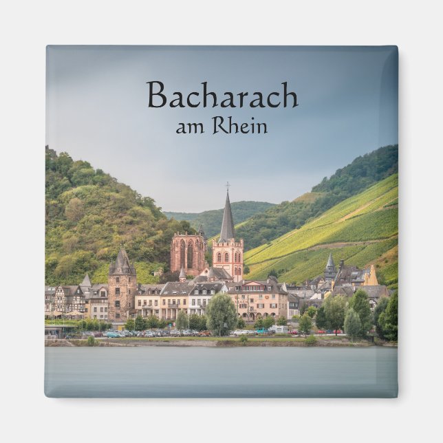 Bacharach am Rhein - Deutschland Magnet (Vorne)