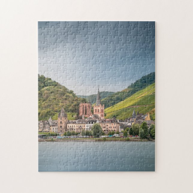 Bacharach am Rhein - Deutschland Puzzle (Vertikal)