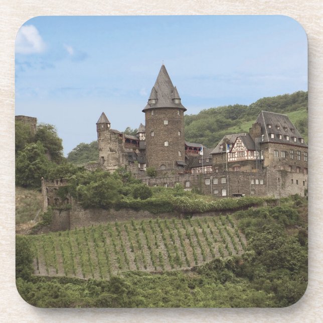 Bacharach, Deutschland, Stahleck Castle, Schloss Untersetzer (Vorderseite)