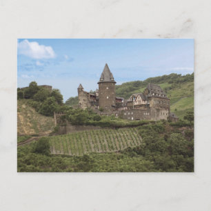 Bacharach, Deutschland, Stahleck Schloss, Schloss Postkarte