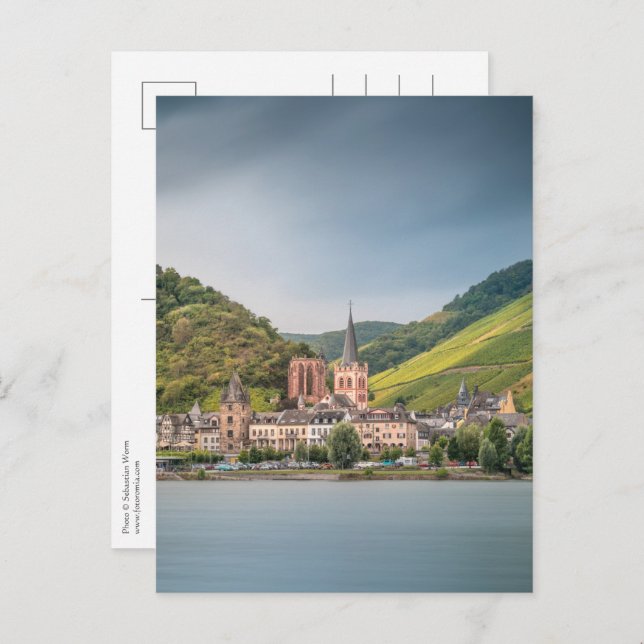 Bacharach Germany Postkarte (Vorne/Hinten)