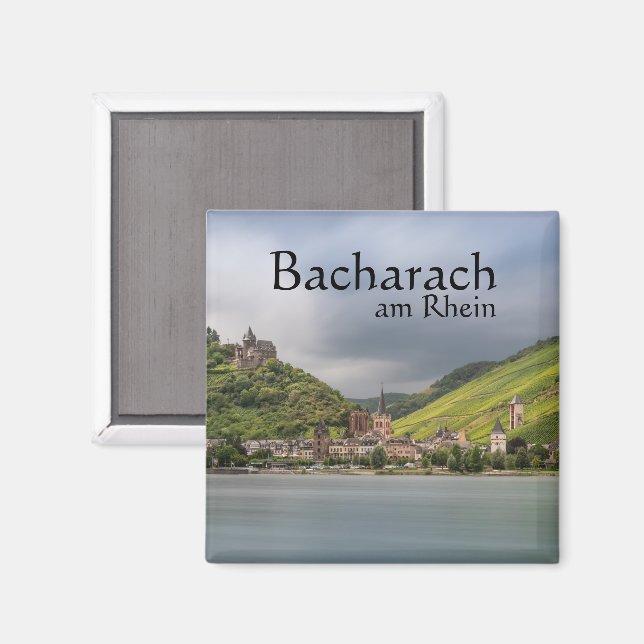 Bacharach Germany Souvenir Magnet (Vorderseite/Rückseite)