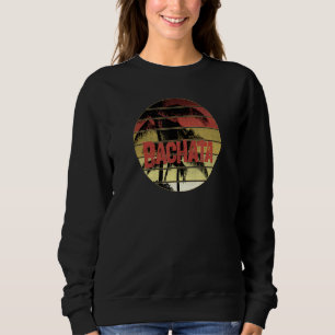 Bachata-Palm-Sonnenuntergangs-Design für einen Tän Sweatshirt