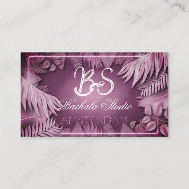 Bachata Studio Visitenkarte (Vorderseite)