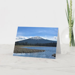 Bachelor am Hosmer Lake, Oregon Karte