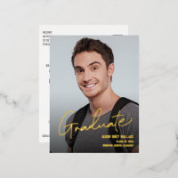 Bachelor Arts University Foto: Male Graduate