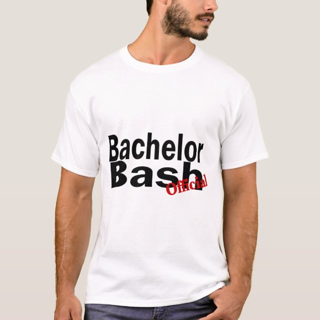 Bachelor Bash (Offiziell) T-Shirt (Vorderseite)