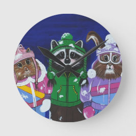 Bachelor Brats Runde Wanduhr