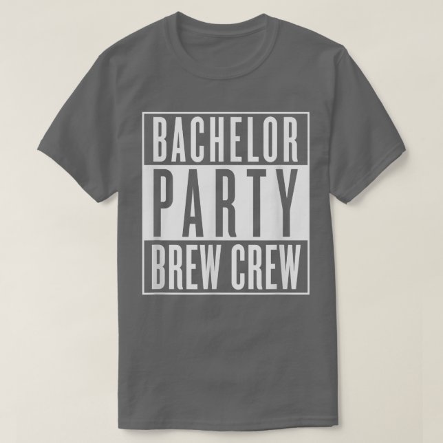 Bachelor Crew T-Shirt (Design vorne)
