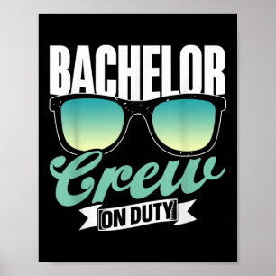 Bachelor-Crew über das Party des Arbeitsteams Groo Poster