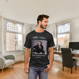 Bachelor Foto Mann Mythos Legende Name Spaß T-Shirt