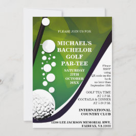 Bachelor Golf Par-T-Shirt | Golf Bachelor Party Einladung