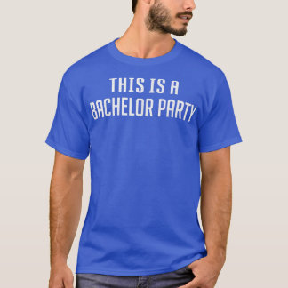 Bachelor Groom Dies ist ein Bachelor Party-Bachelo T-Shirt