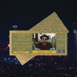 Bachelor oder Stag Party Foto Einladungskarte Einladung