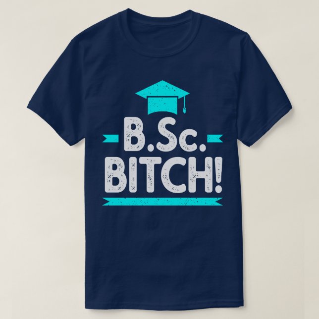 Bachelor of Science Abschluss T-Shirt (Design vorne)