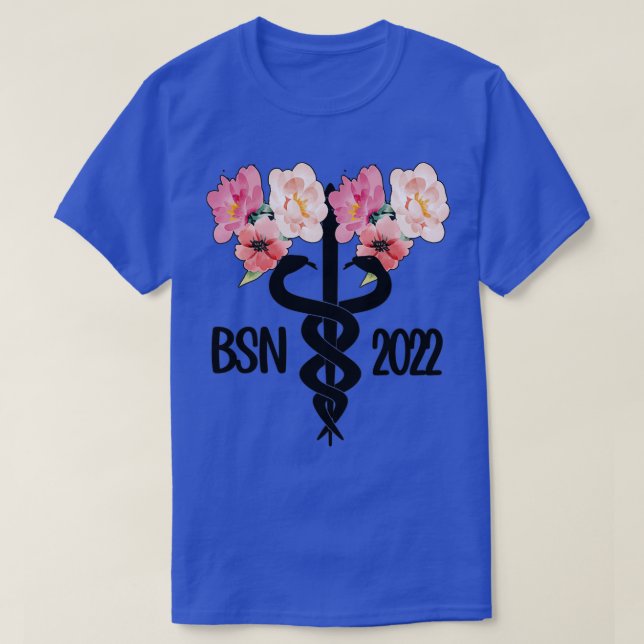 Bachelor of Science Nursing Abschluss BSN 2022 T-Shirt (Design vorne)