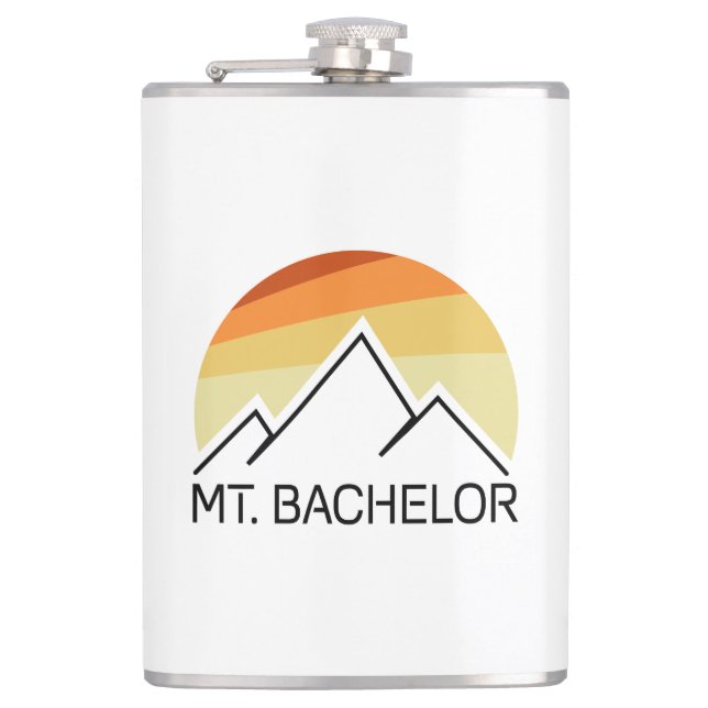 Bachelor Oregon Retro Flachmann (Vorderseite)