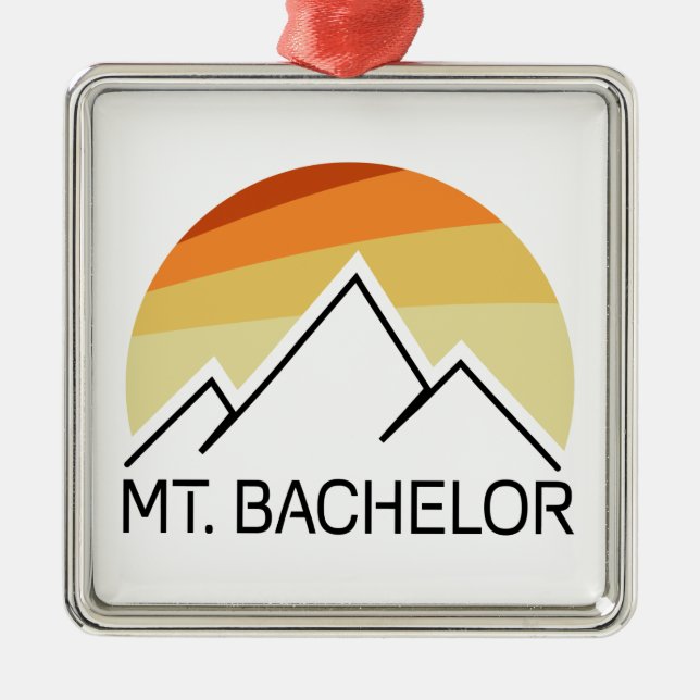 Bachelor Oregon Retro Ornament Aus Metall (Vorne)
