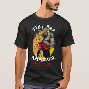 Bachelor Party Barbecue Tiki Bar Amazon T-Shirt