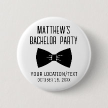 Bachelor Party Black Bow Krawatte Gastgeschenk Hoc