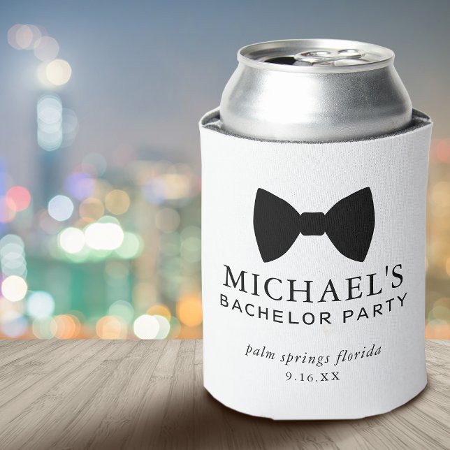 Bachelor Party Black Krawatte Dosenkühler (Bachelor Party Black Tie Can Cooler)