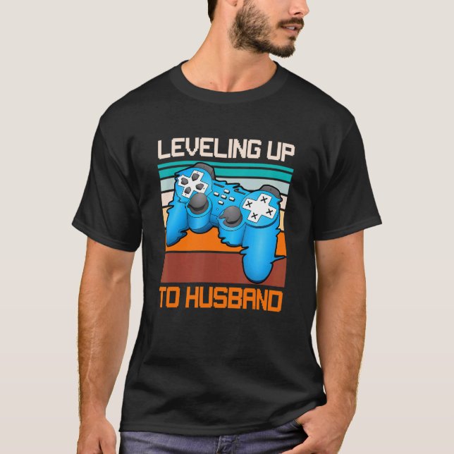 Bachelor Party Bräutigam Ehemann T-Shirt (Vorderseite)
